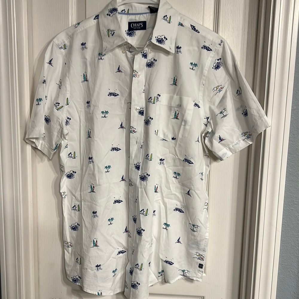 Chaos button down shirt, Medium